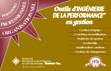Outils d'ing&eacute;nierie de la performance en gestion